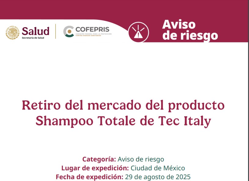 COFEPRIS informa a la población en general sobre el retiro del mercado que realiza la empresa HENKEL CAPITAL, S.A.